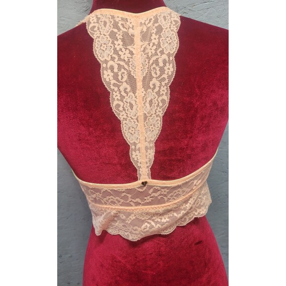 Pink Victoria Secret Bra Black Wireless Unlined Racerback Pullover Bralette L - Picture 9 of 13